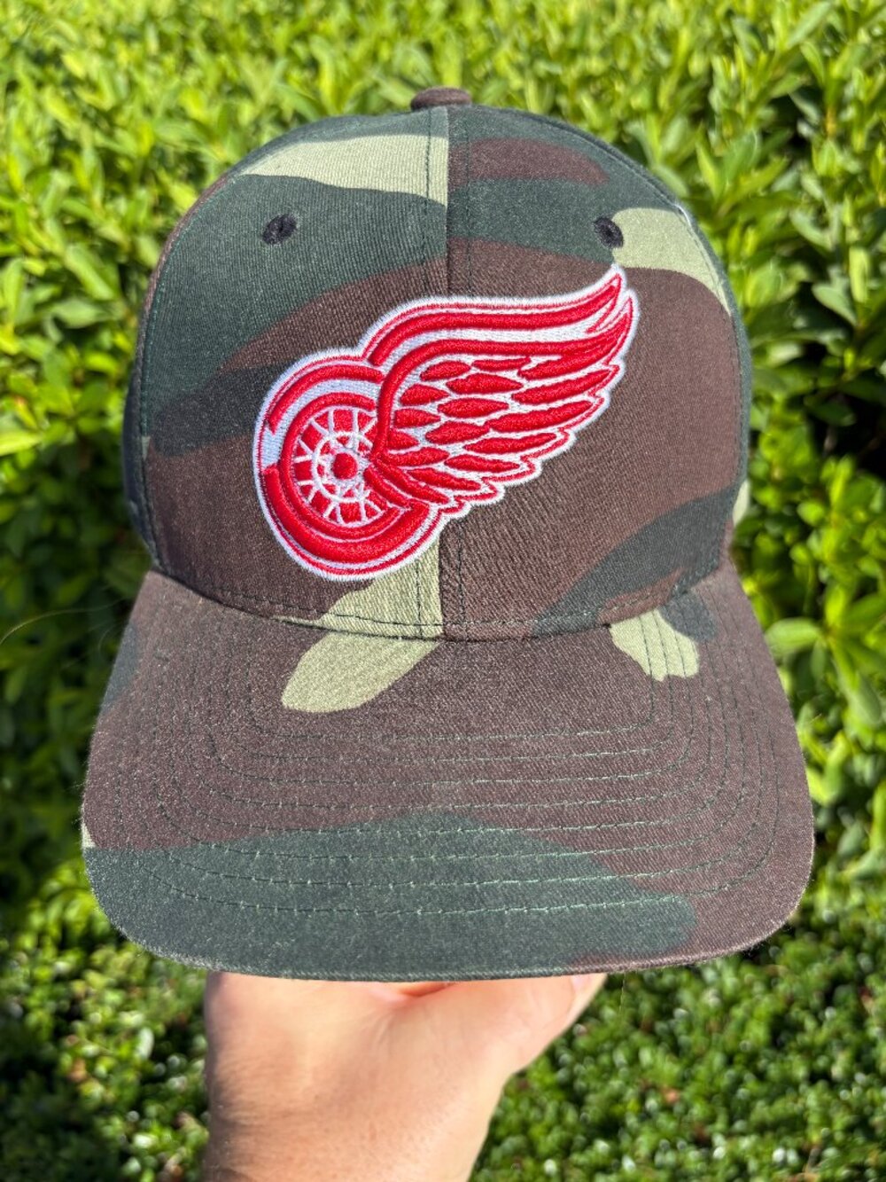 Detroit Red Wings Zephyr The Z Hat Camo Snapback NHL Hockey Adjustable NWT